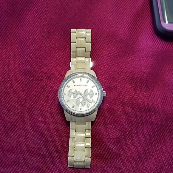 Michael Kors silver base ladies watch